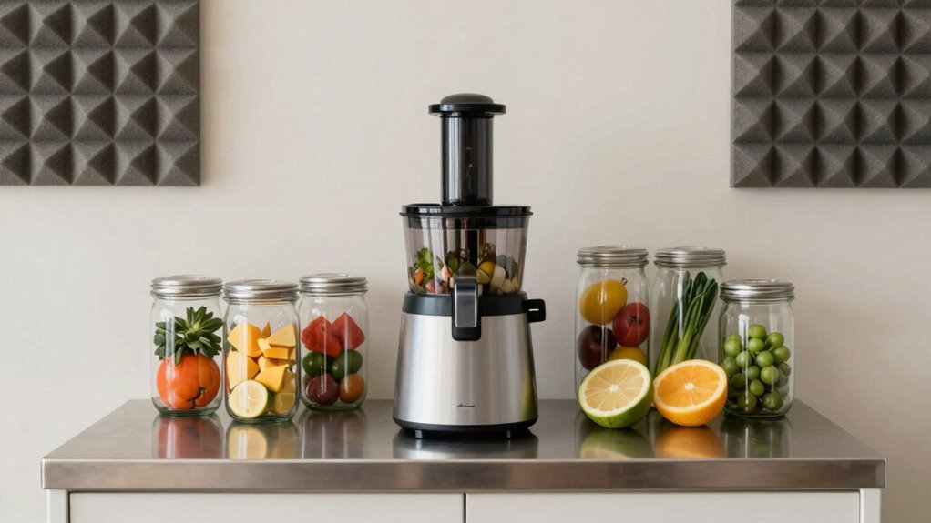 silent juicing station setup