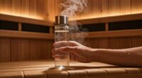 stay hydrated during sauna
