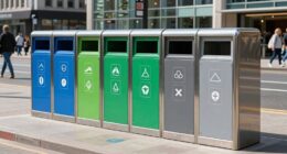 top 15 recycling bin stations