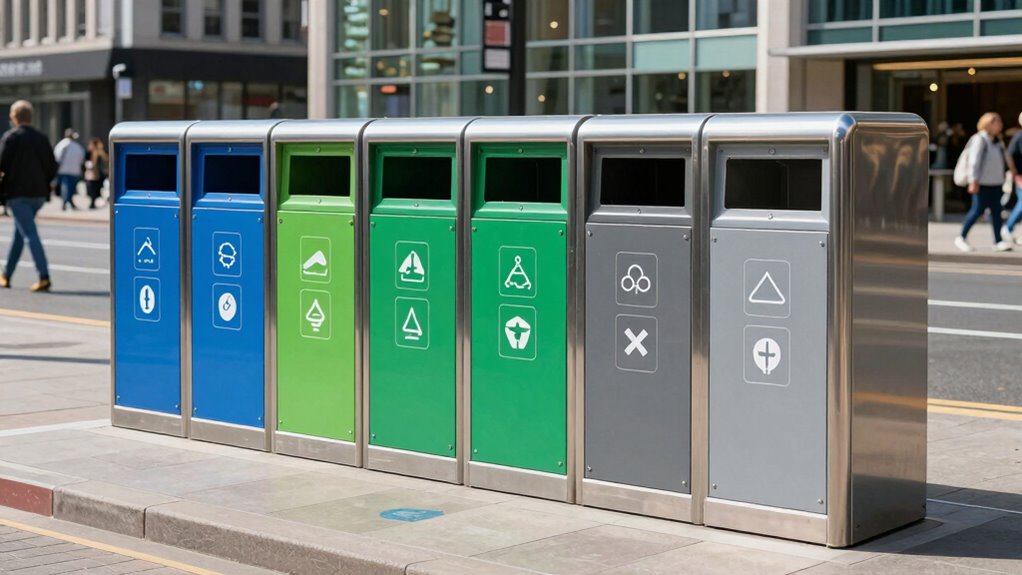 top 15 recycling bin stations