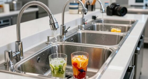 top blender cup rinsing sinks