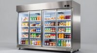 top commercial glass freezers