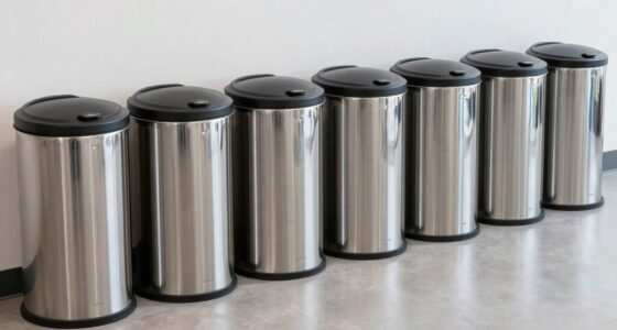top commercial steel trash cans