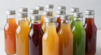 top glass juice bottle selection