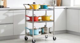top heavy duty kitchen carts
