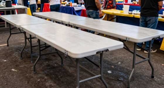 top heavy duty vendor tables