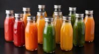 top juice glass bottles