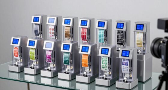 top label dispenser picks