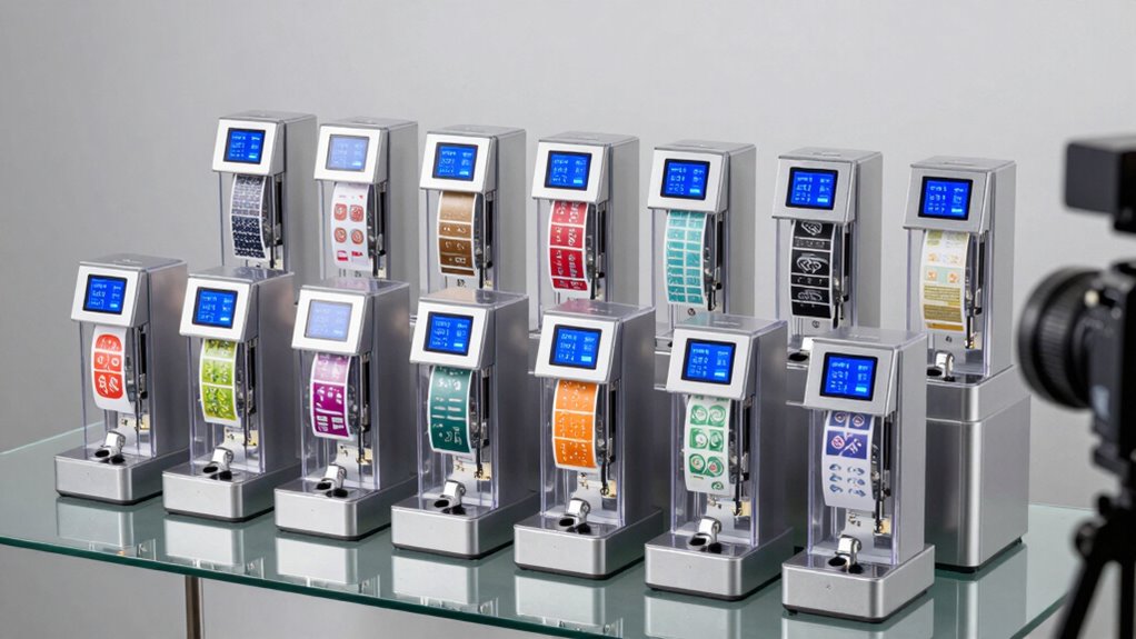 top label dispenser picks