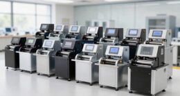 top label rewinder machines