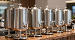 top stainless beverage dispensers