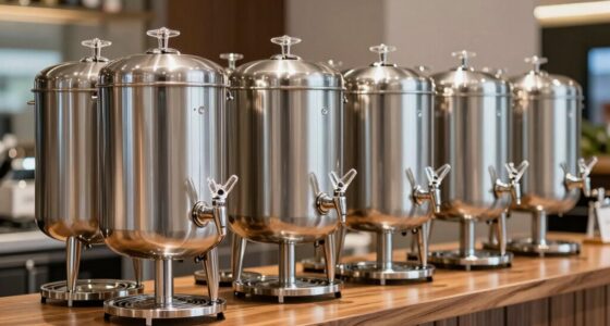 top stainless beverage dispensers