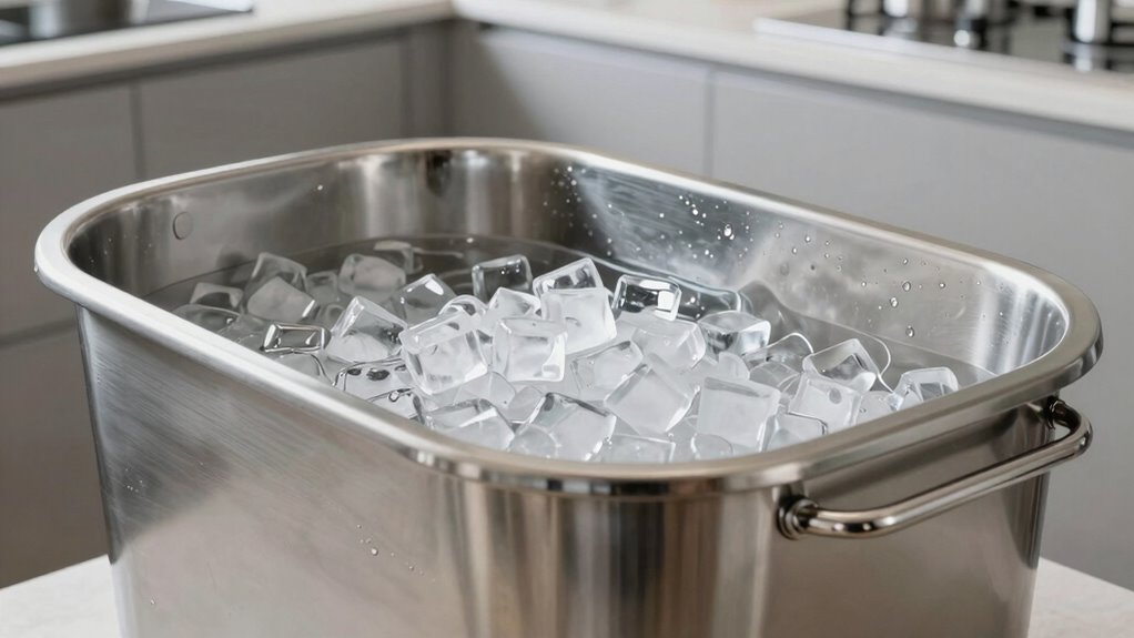 top stainless steel drink tubs