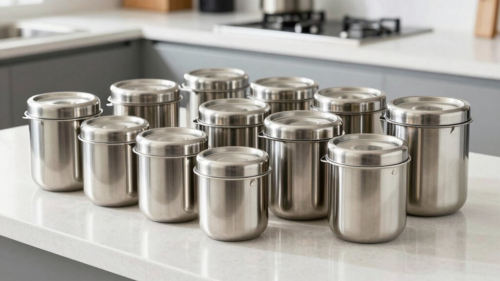 top stainless steel juice containers