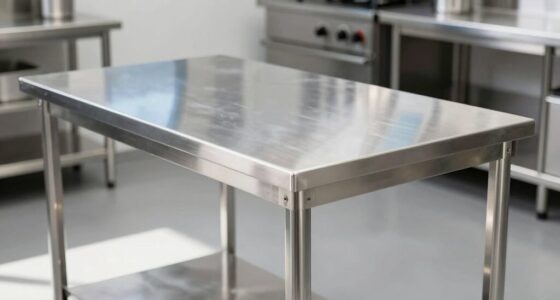 top stainless steel juicing tables