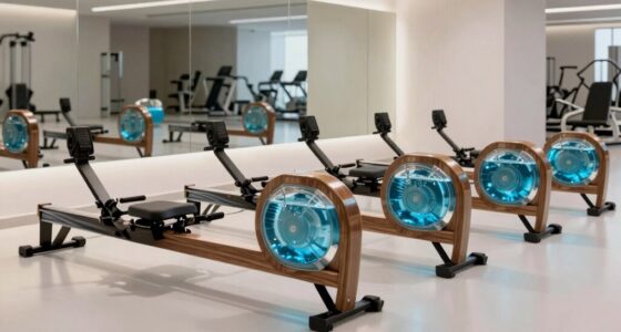 top water rowing machines