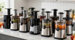top wide chute juicers