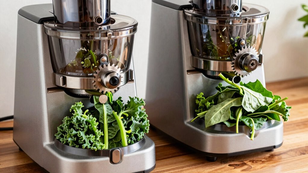 twin gear juicer mechanics