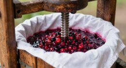 use cloth for clean juice