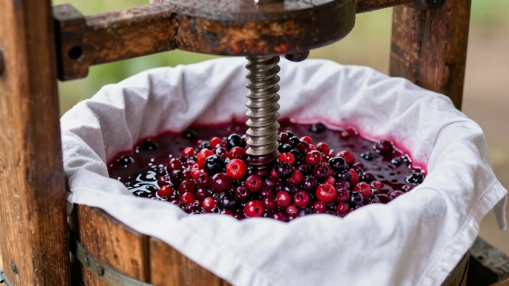 use cloth for clean juice