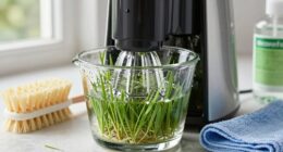 wheatgrass juicing clean routine