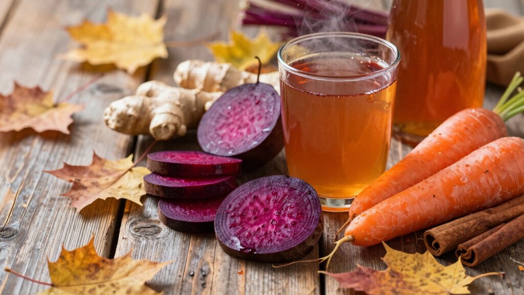 autumnal root juice flavors
