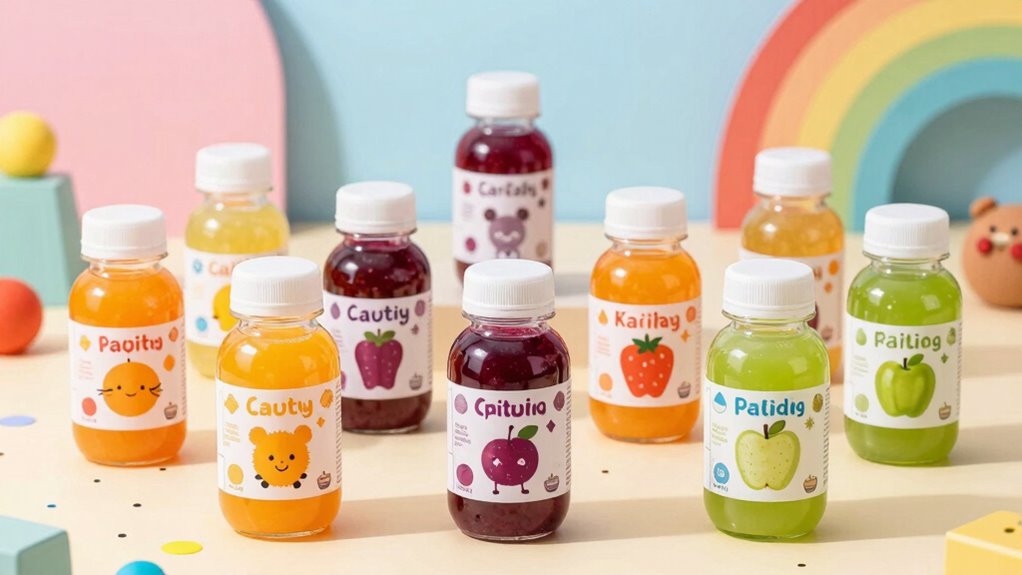 bright colorful nutritious packaging