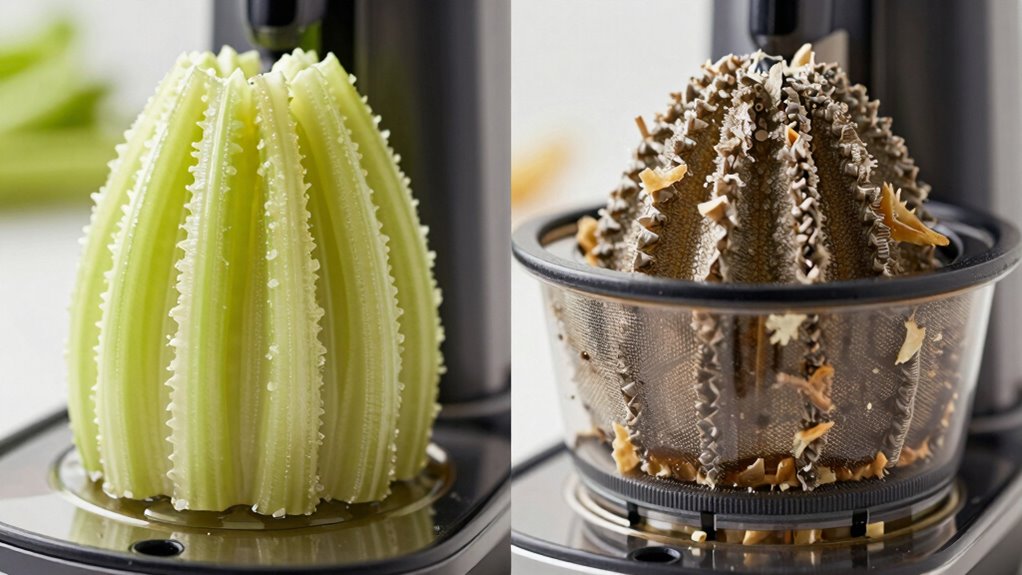 celery juicers texture comparison