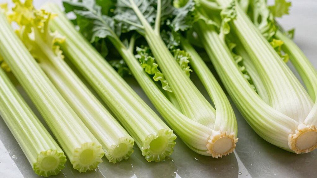 celery variety affects juice saltiness