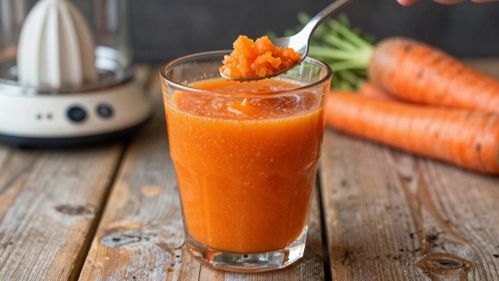 clogged pulp causing grit