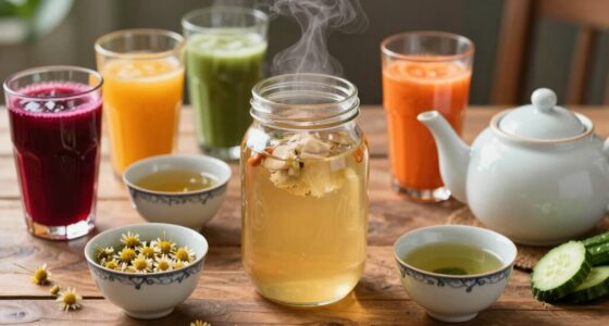 complement juice with broths