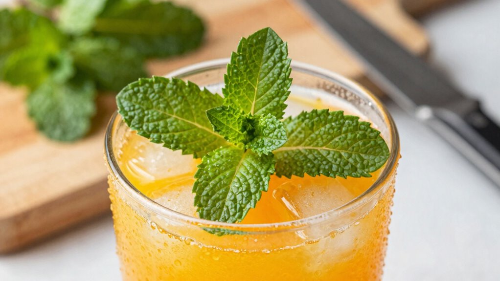 control mint in juice