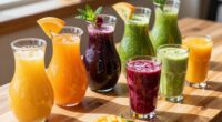 create diverse fresh juice options