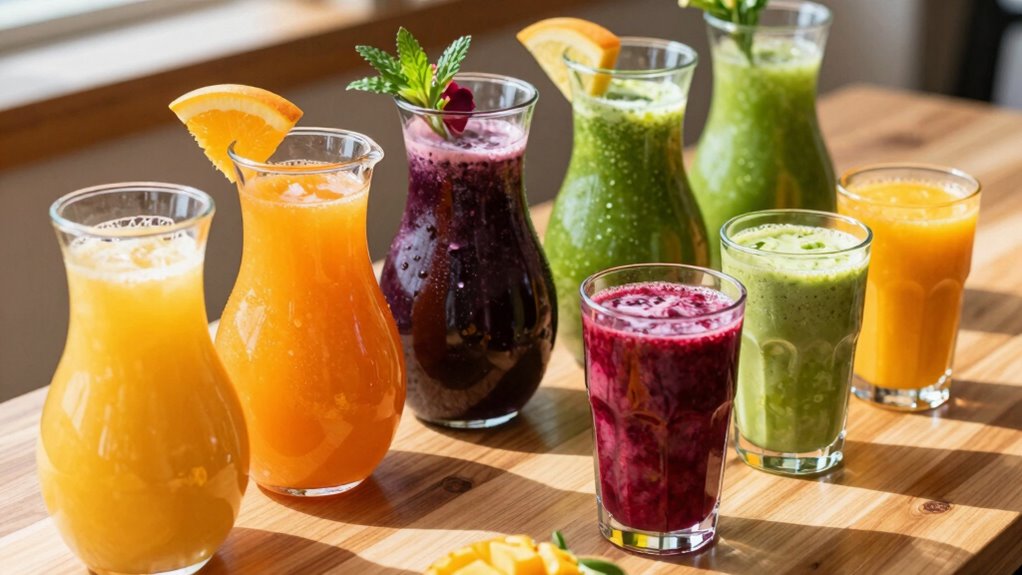create diverse fresh juice options