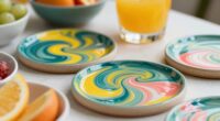 custom juice tasting coasters