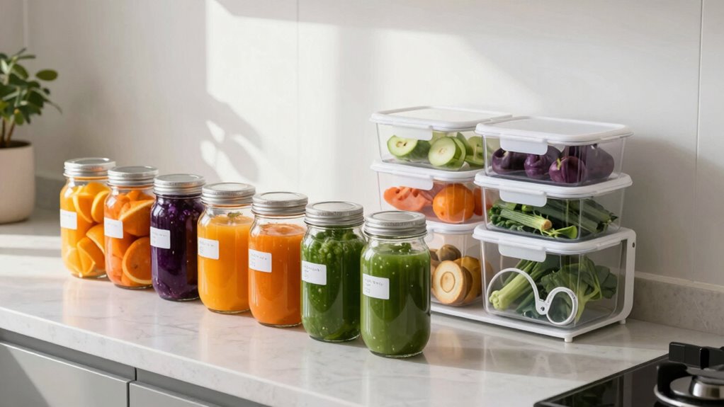 efficient batch juicing storage