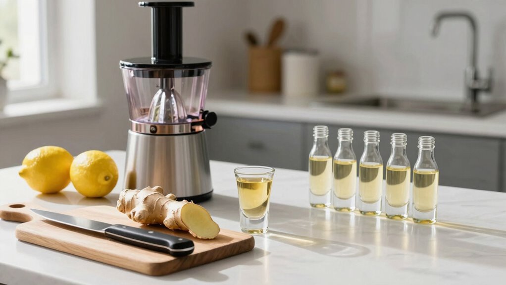 efficient ginger shot workflow