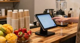 efficient juice counter setup