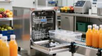 efficient juice dishwashing