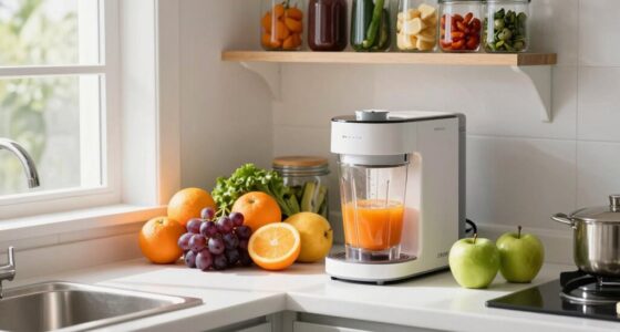 efficient small kitchen juicing