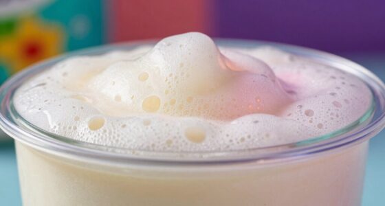 enhanced foam and shelf life
