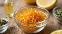 extracted zest without peel