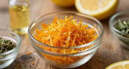 extracted zest without peel