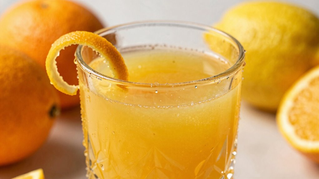 fresh citrus aroma and presentation