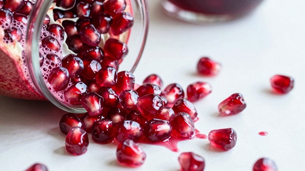 handling pomegranate juicing mess