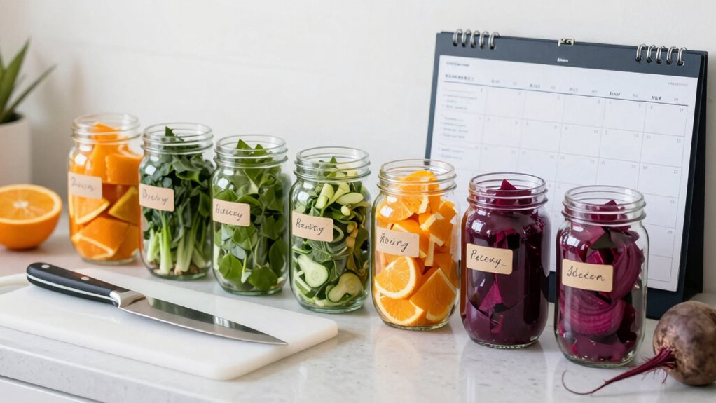 implementing a weekly juice rotation