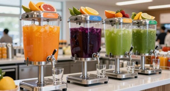 juice dispenser service improvements