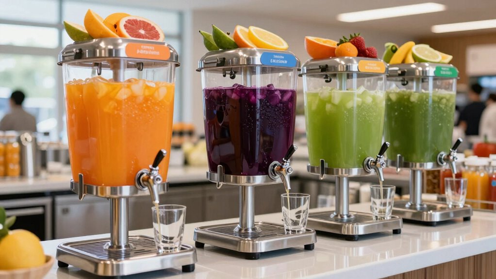 juice dispenser service improvements