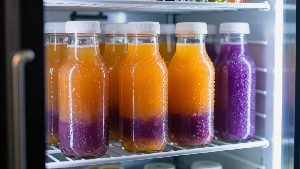juice separation in dispensers