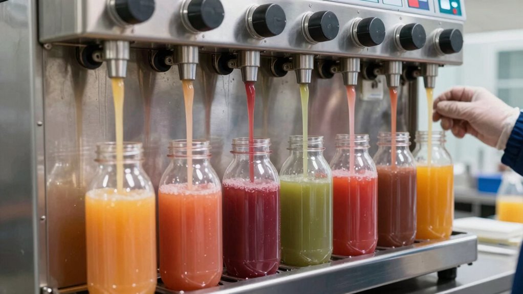 juice viscosity affects filling